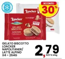 Interspar Gelato biscotto Loacker Napolitaner offerta