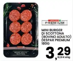Interspar Mini burger di scottona Despar Premium offerta
