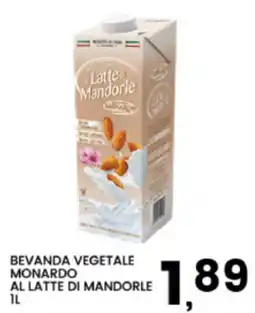 Interspar Beveranda vegetale al latte di mandorle Monardo offerta