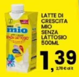 Interspar Latte di crescita mio senza lattosio offerta