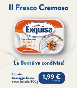 Interspar Exquisa formaggio fresco senza lattosio offerta