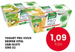 Interspar Yogurt pro vivus despar vital offerta
