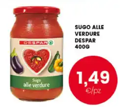 Interspar Sugo alle verdure Despar offerta