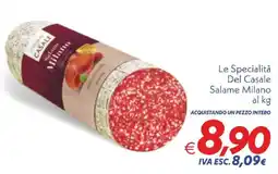 Iper Super Conveniente Salame Milano Casale offerta