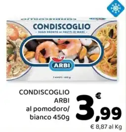 Conad Condiscoglio Arbi al pomodoro/bianco offerta