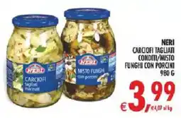 Deco Superstore Neri carciofi tagliati conditi/misto funghi con porcini offerta