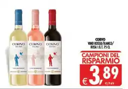 Deco Superstore Corvo vino rosso/bianco/rosa offerta