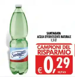 Deco Superstore Santagata acqua effervescente naturale offerta