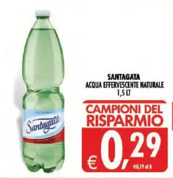 Deco Superstore Santagata acqua effervescente naturale offerta