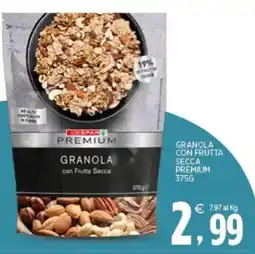 Interspar Despar Premium Granola con Frutta Secca offerta
