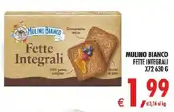 Deco Superstore Mulino Bianco Fette Integrali offerta