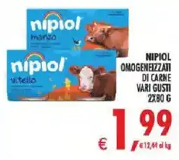 Deco Superstore Nipiol omogeneizzati di carne vari gusti offerta