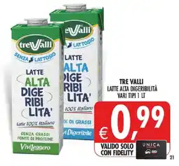 Deco Superstore Tre Valli latte alta digeribilità offerta