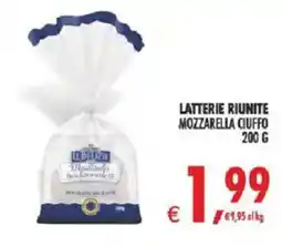Deco Superstore Mozzarella Ciuffo offerta