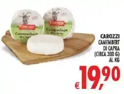 Deco Superstore Carozzi Camembert di capra offerta