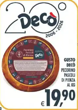 Deco Superstore Gusto Decò Pecorino Pascoli di Pienza offerta