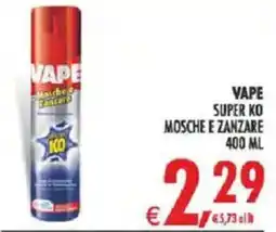 Deco Superstore Vape super ko mosche e zanzare offerta