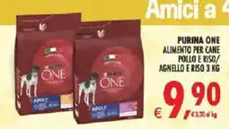 Deco Superstore Purina One alimento per cane pollo e riso/agnello e riso offerta