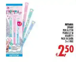 Deco Superstore Spinny glitter pen offerta