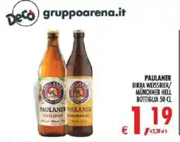 Deco Superstore Paulaner Birra Weissbier/Münchner Hell offerta