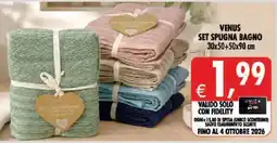 Deco Superstore Venus set spugna bagno offerta