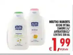 Deco Superstore Neutro Roberts igiene intima camomilla/antibatterico/lenitivo offerta