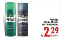 Deco Superstore Proraso schiuma da barba offerta