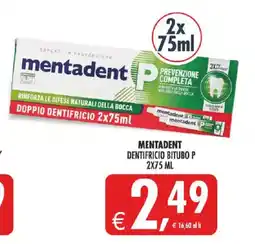 Deco Superstore Mentadent dentifricio bitubo P offerta
