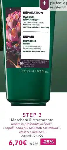 Yves Rocher Maschera Ristrutturante offerta