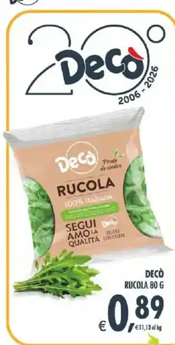 Deco Superstore Decò Rucola offerta