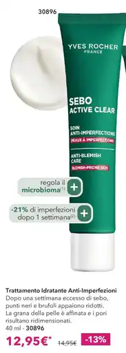Yves Rocher Yves Rocher Sebo Active Clear offerta