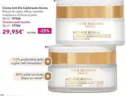 Yves Rocher Crema Anti-Età Sublimante Giorno offerta