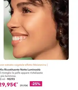 Yves Rocher Olio Ricostituente Notte Luminosità offerta