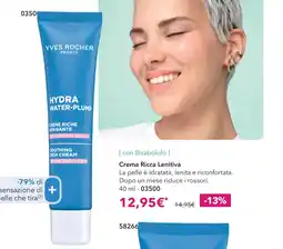Yves Rocher Yves Rocher Hydra Water-Plump Soothing Rich Cream offerta