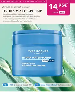 Yves Rocher Yves Rocher Hydra Water-Plump offerta