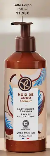 Yves Rocher Latte Corpo Noix de Coco offerta