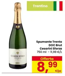 Despar Spumante Trento DOC Brut Cesarini Sforza offerta