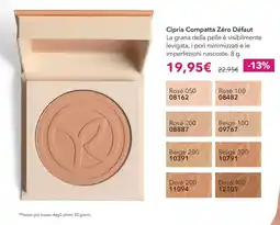 Yves Rocher Cipria Compatta Zéro Défaut offerta