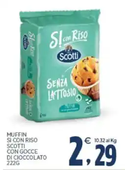 Interspar Muffin si con riso scotti con gocce di cioccolato offerta