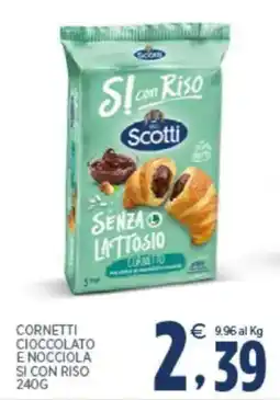 Interspar Cornetti cioccolato e nocciola si con riso offerta