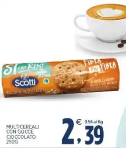 Interspar Biscotto multicereale Scotti offerta