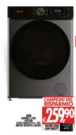 Deco Superstore Akai lavatrice 12 kg offerta