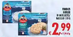Deco Superstore Findus Burger di merluzzo/ nasello offerta