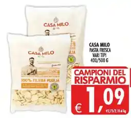 Deco Superstore Casa Milo pasta fresca offerta