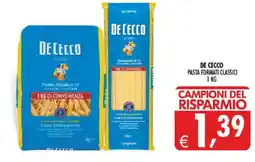 Deco Superstore De Cecco pasta formati classici offerta