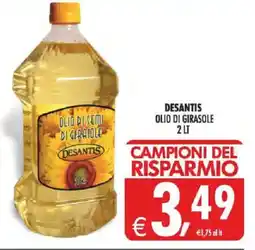 Deco Superstore Olio di semi di girasole Desantis offerta