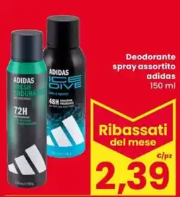 Despar Deodorante spray assortito adidas offerta
