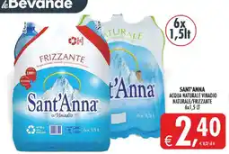 Deco Superstore Acqua naturale vinadio frizzante Sant'Anna offerta