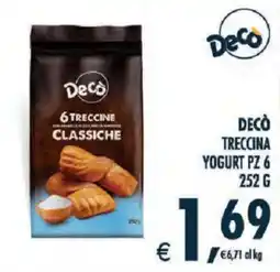 Deco Superstore Decò treccina yogurt offerta