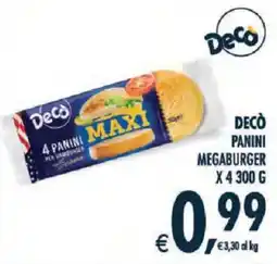 Deco Superstore Decò panini megaburger offerta
